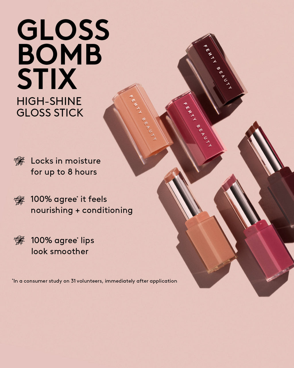 Gloss Bomb Stix High-Shine Gloss Stick — Midnight Ballerina