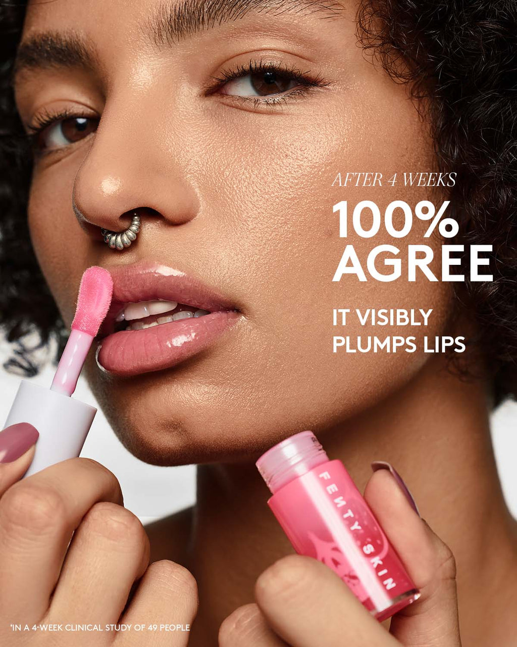 Fenty Treatz Hydrating + Strengthening Lip Oil — Black Cherry