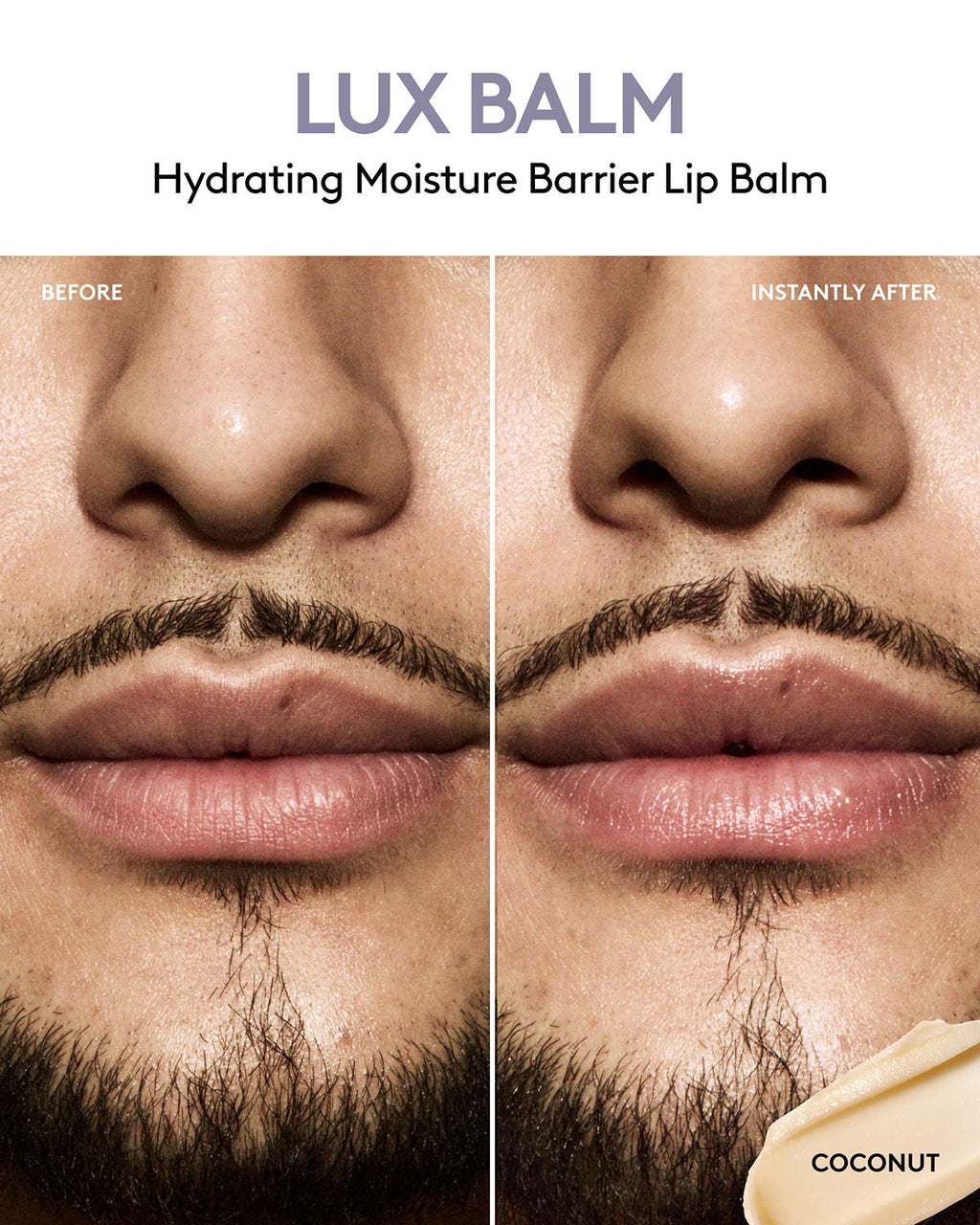 Lux Balm Hydrating Moisture Barrier Lip Balm — Coconut