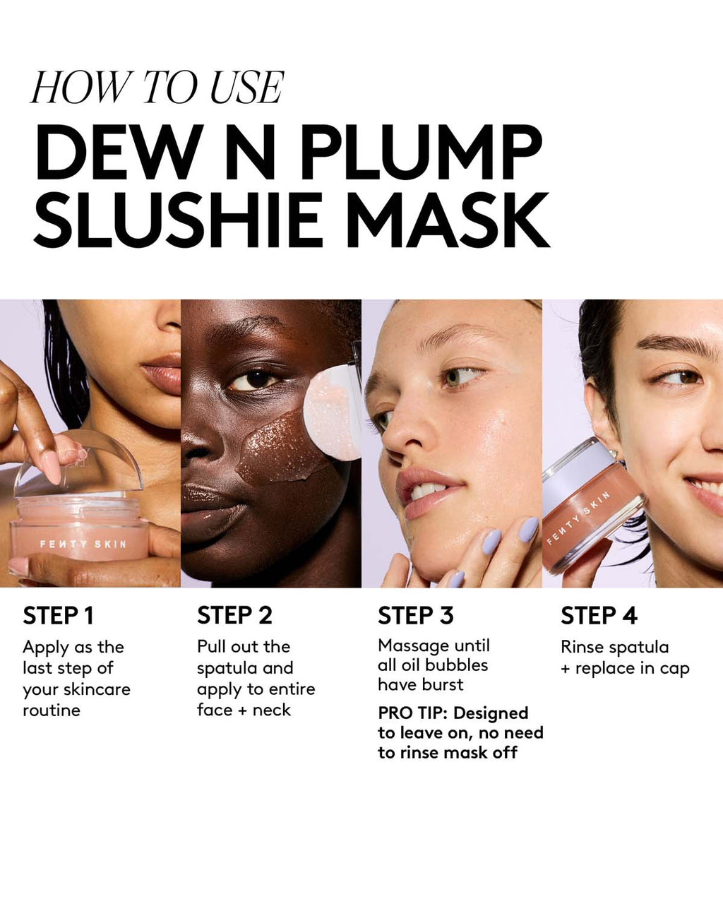 Dew N Plump Trio: Dew N Plump Face Mist. Serum + Slushie Mask