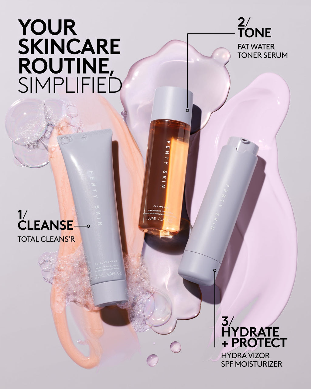 Fenty Skin Travel-Size Start'r Set For Balanced Skin