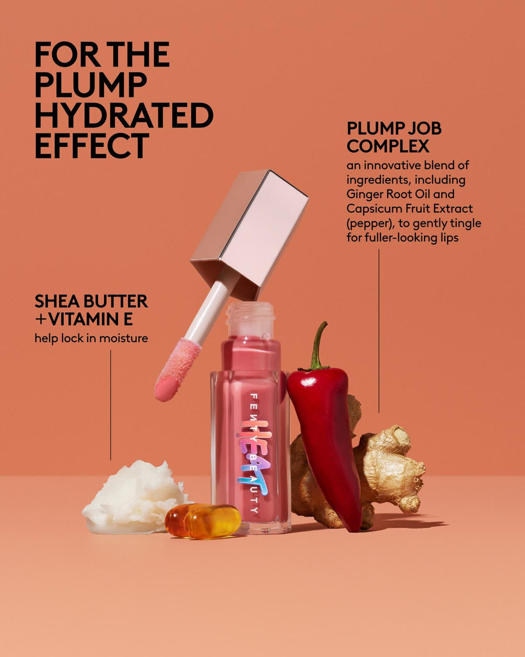 Gloss Bomb Heat Universal Lip Luminizer + Plumper — Fenty Glow Heat