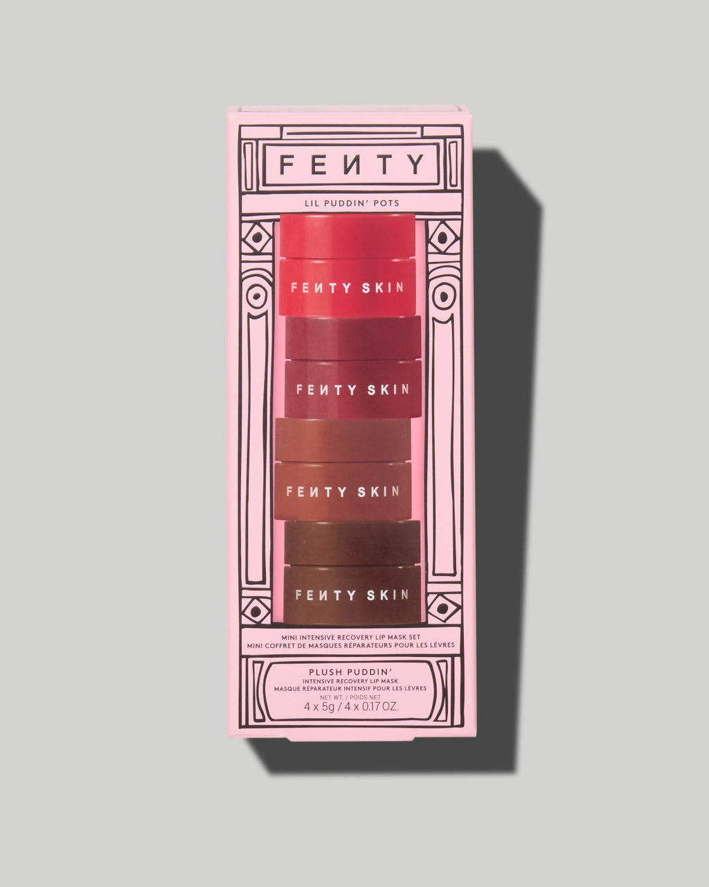 Lil Puddin' Pots Mini Intensive Recovery Lip Mask Set