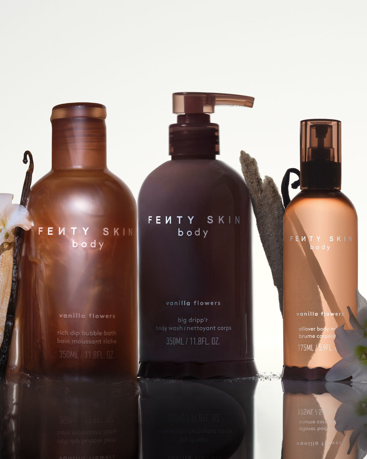 Fenty Skin Body Bath. Shower + Mist Full-Size Bundle