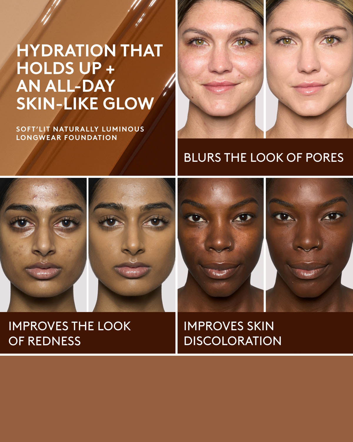 Soft'lit Naturally Luminous Longwear Foundation — 260