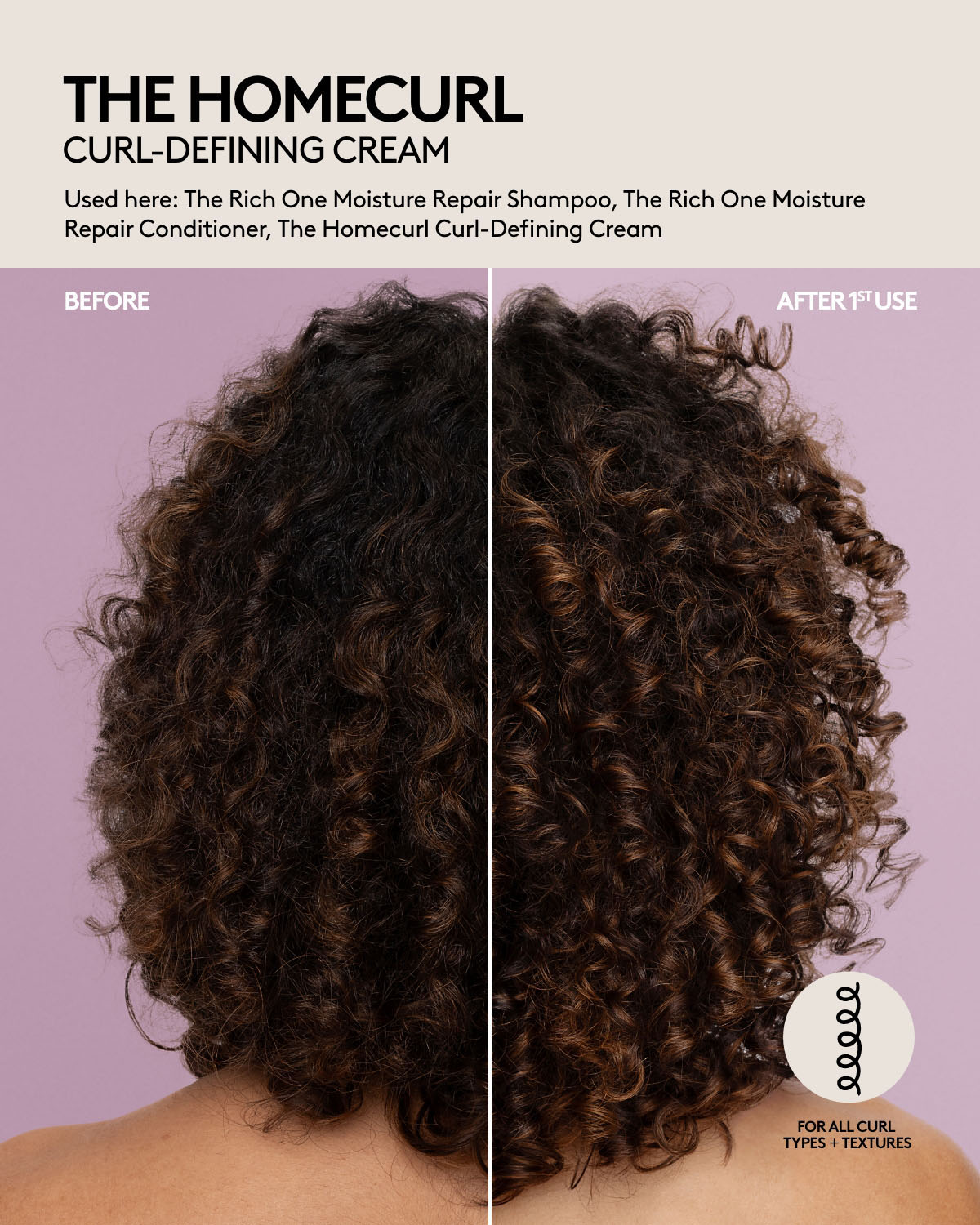 The Curly Costars Mini Moisture Repair Shampoo + Curl-Defining Cream Set