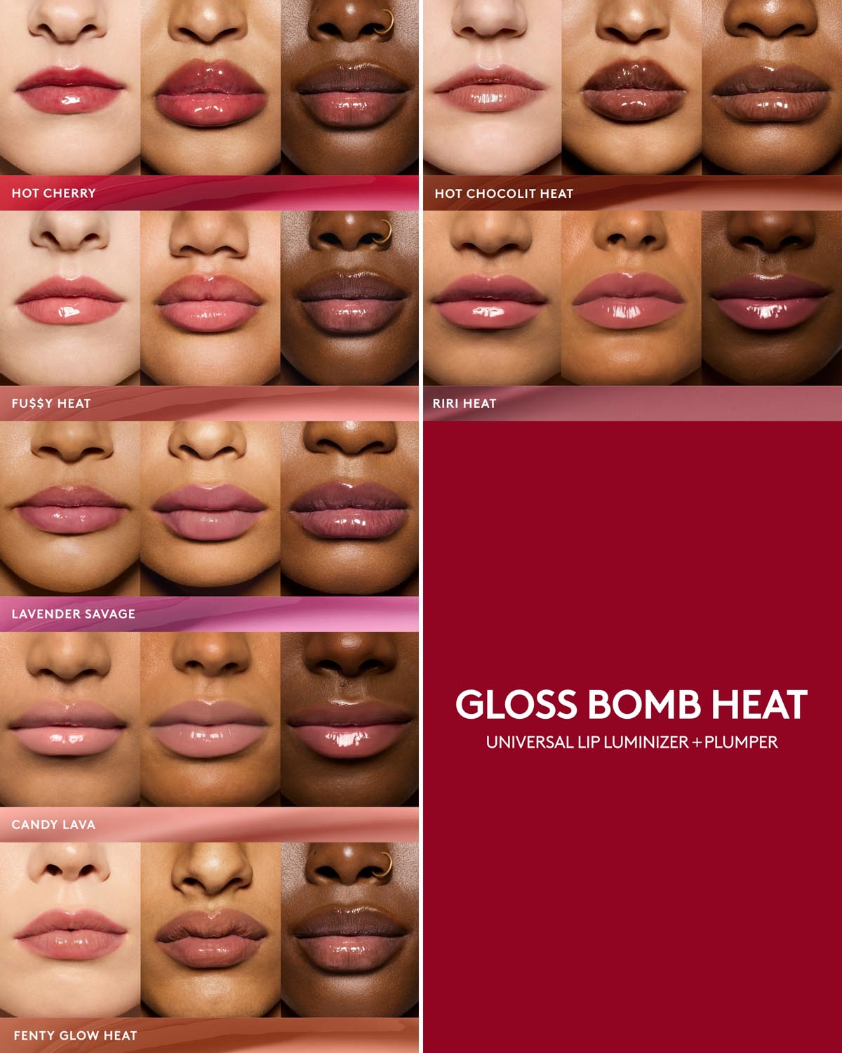 Gloss Bomb Heat Universal Lip Luminizer + Plumper — Fenty Glow Heat