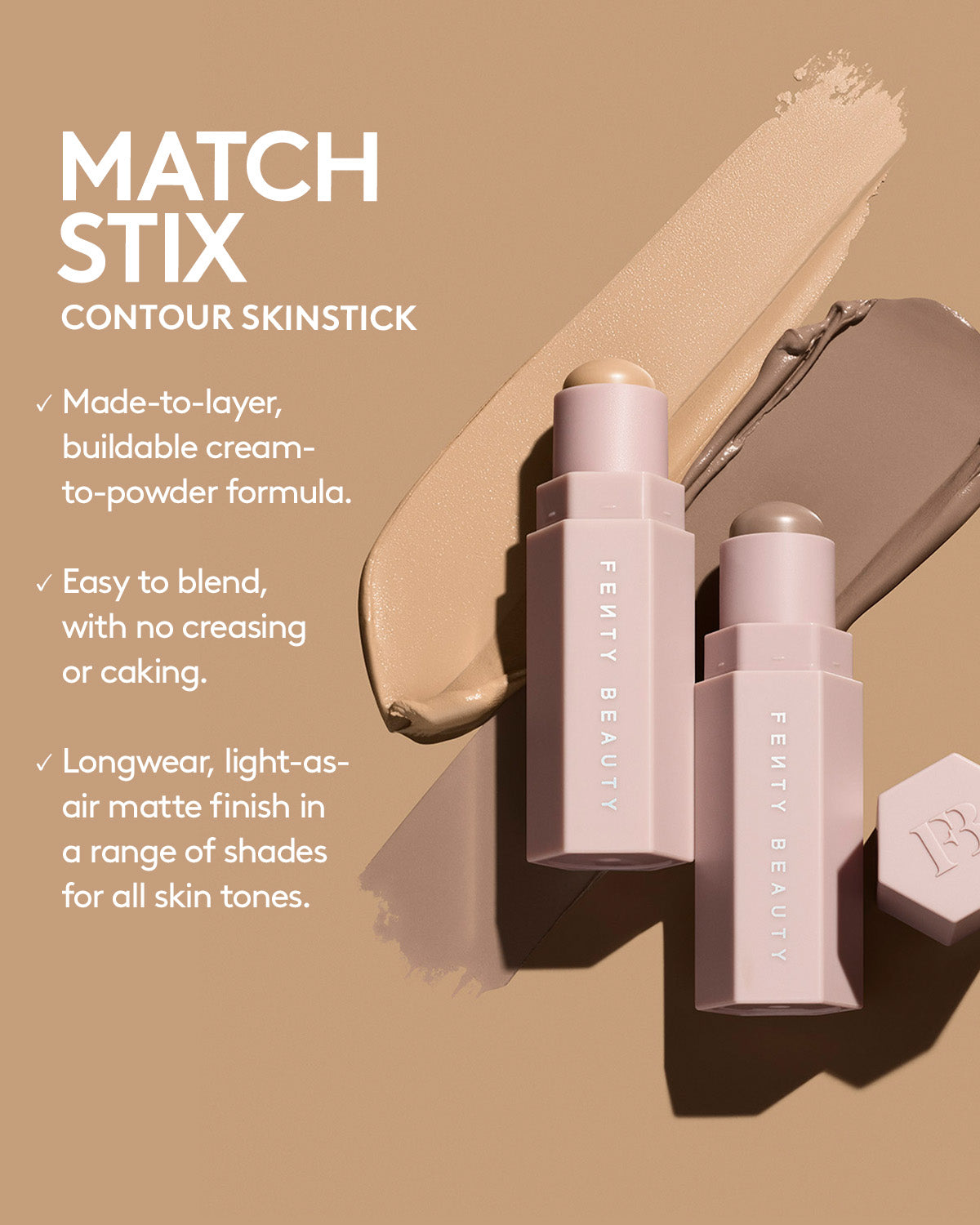 Match Stix Contour Skinstick — Amber Suede