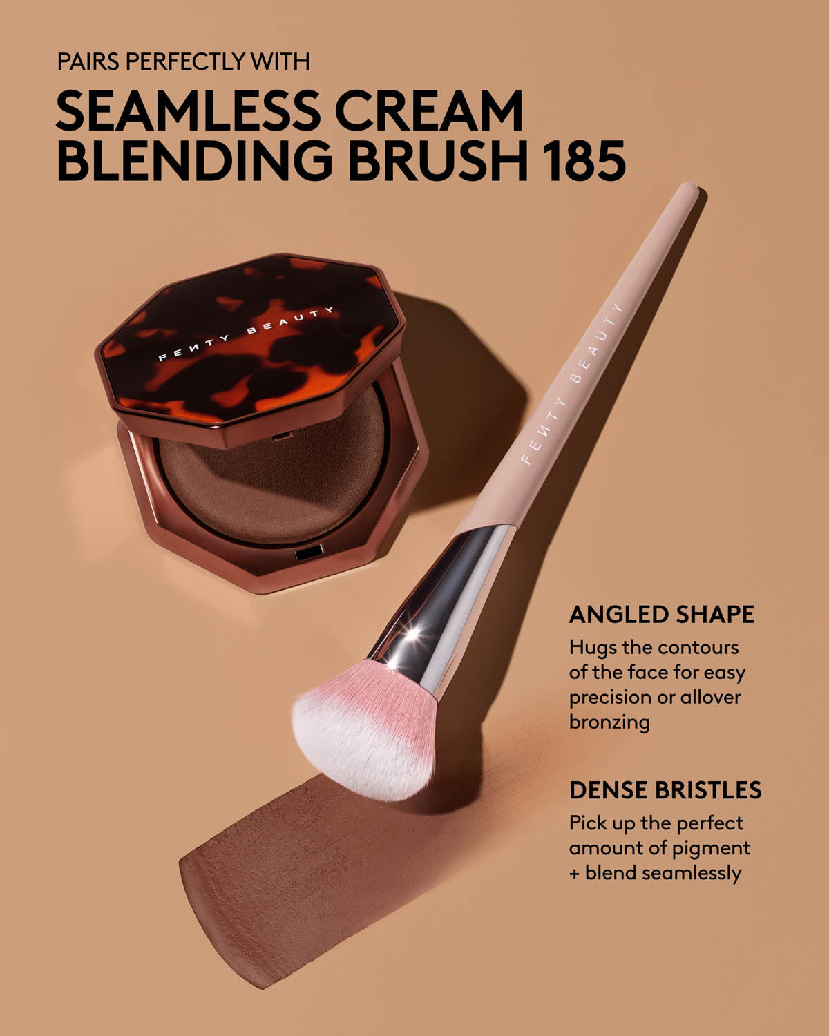 Sun Stalk'r Soufflé Pressed Mousse Cream Bronzer — Maple Glaze